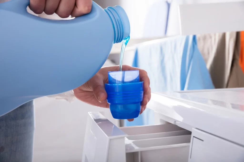 Using liquid soap for laundry